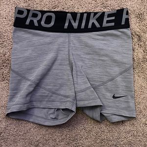 grey nike pros